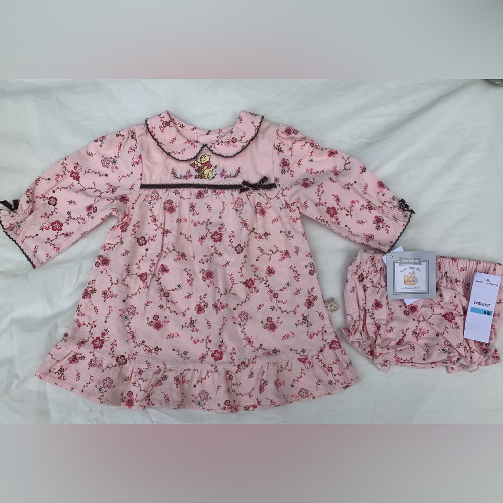 New Dropped price For 6 month cute girls Walt Disney COLLECTION 2 piece Corduroy